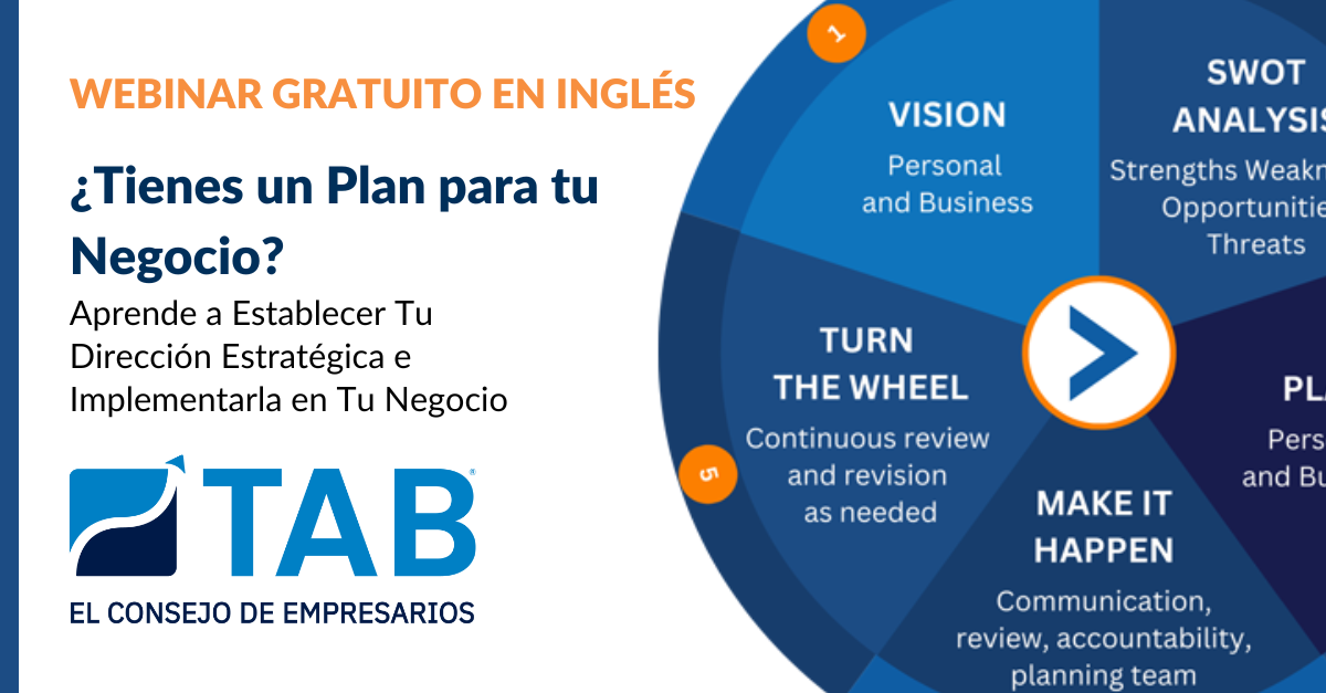 ¿Tienes un Plan para tu Negocio?  Aprende a Establecer Tu Dirección Estratégica e Implementarla en Tu Negocio